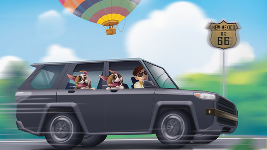 Rooger and Loki Meet Curly Crow — Chaos, Crows, and Boston Terrier Charm