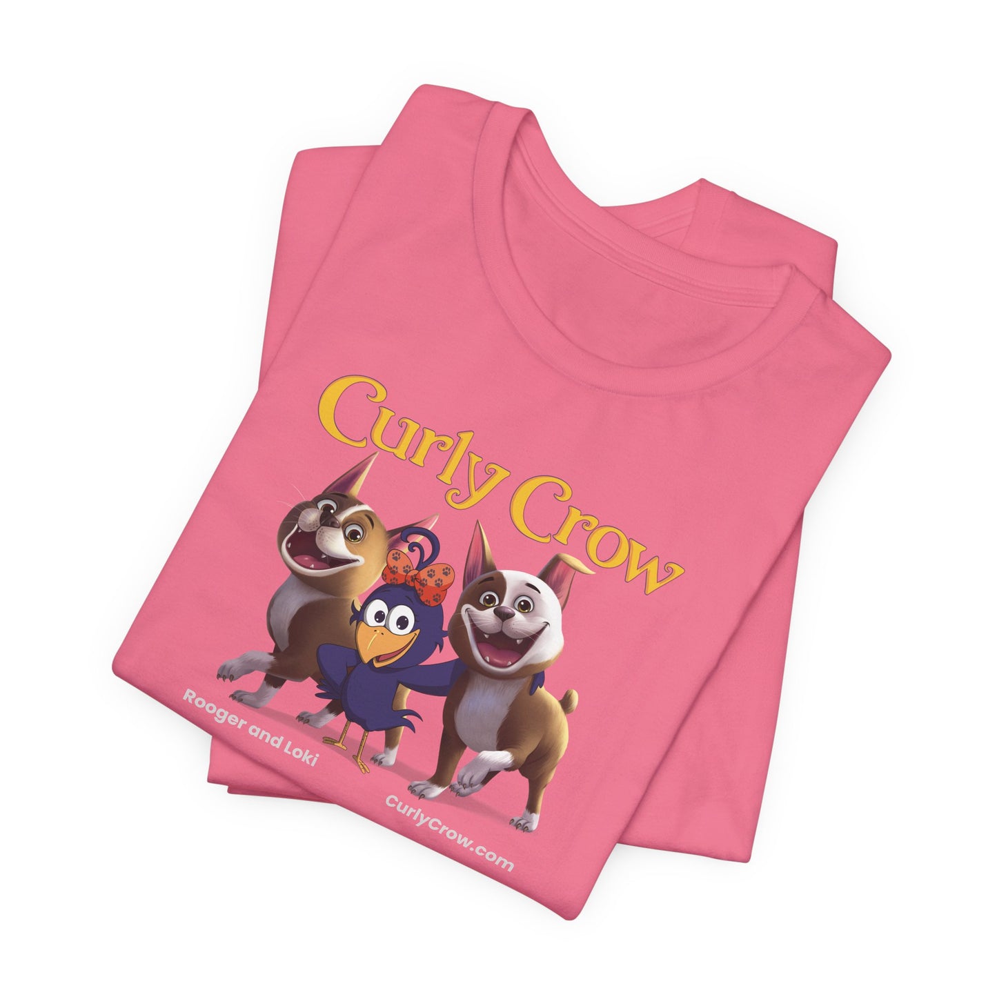 Rooger, Loki & Curly Crow Crossover Tee – Adventure Edition