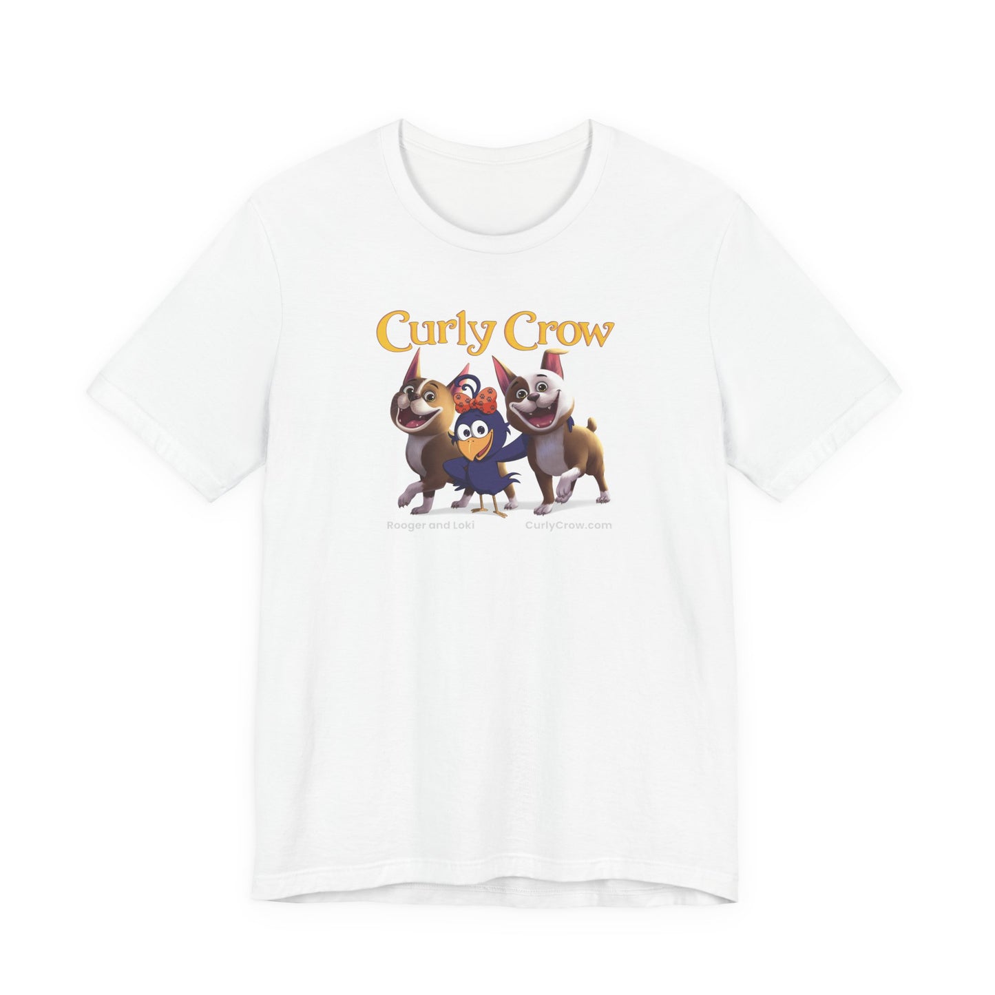 Rooger, Loki & Curly Crow Crossover Tee – Adventure Edition