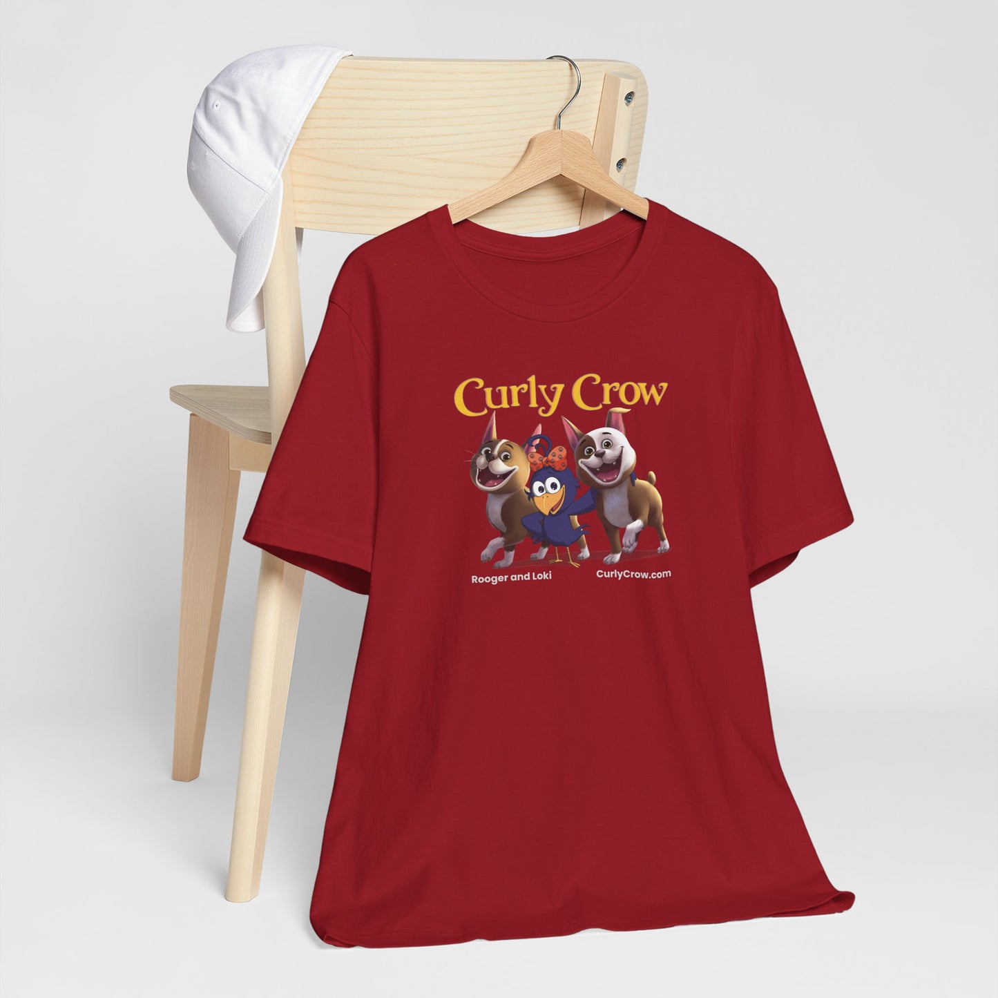Rooger, Loki & Curly Crow Crossover Tee – Adventure Edition