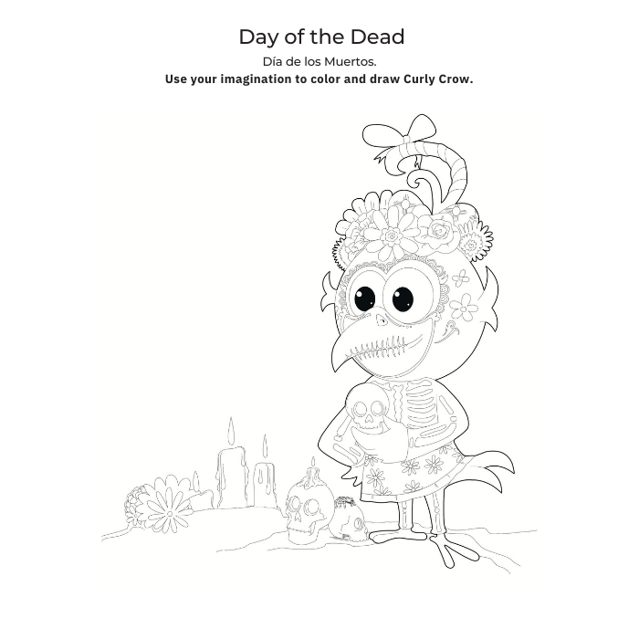 Sample page combining simple line art and kid-friendly trivia about New Mexico’s history, geography, and wildlife.