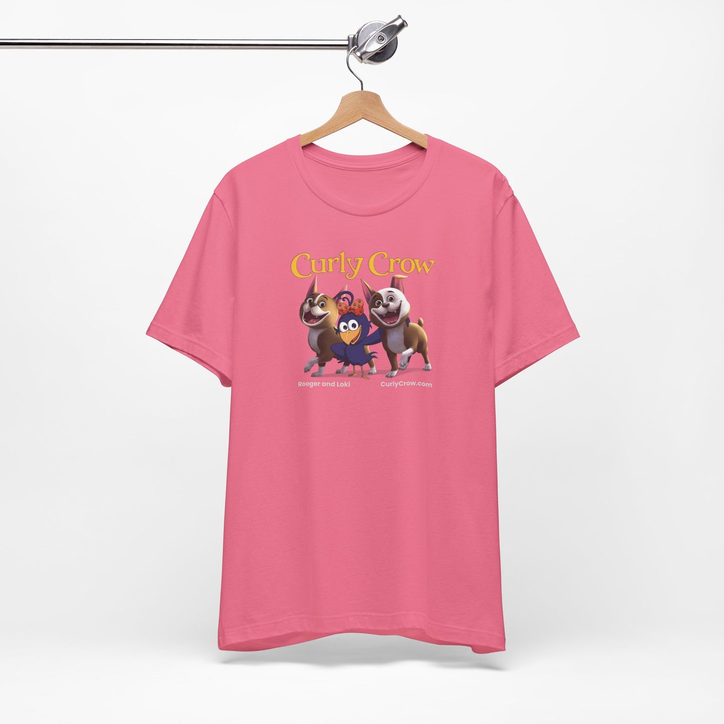 Rooger, Loki & Curly Crow Crossover Tee – Adventure Edition