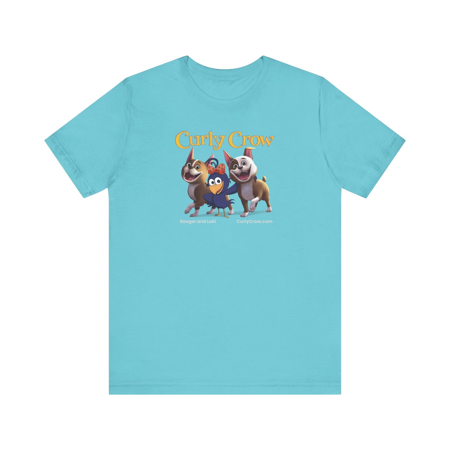 Rooger, Loki & Curly Crow Crossover Tee – Adventure Edition