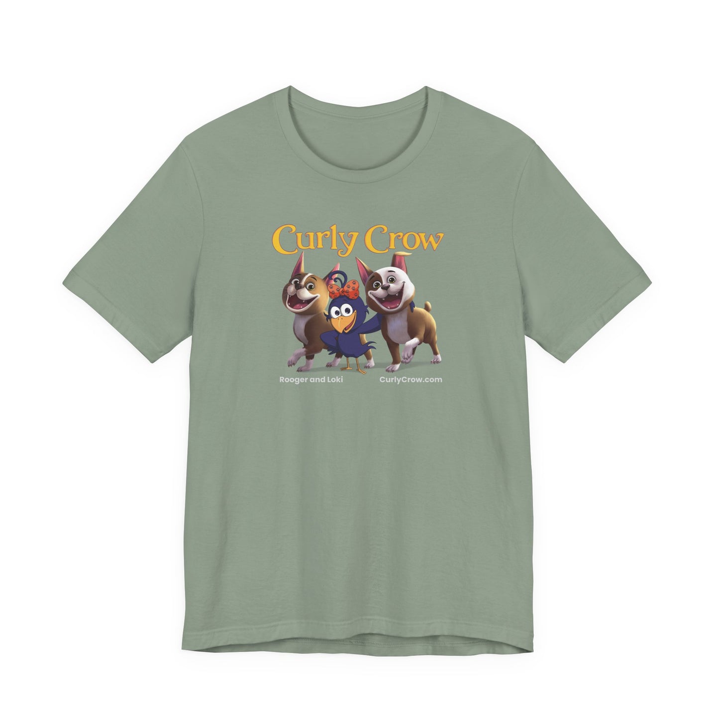 Rooger, Loki & Curly Crow Crossover Tee – Adventure Edition