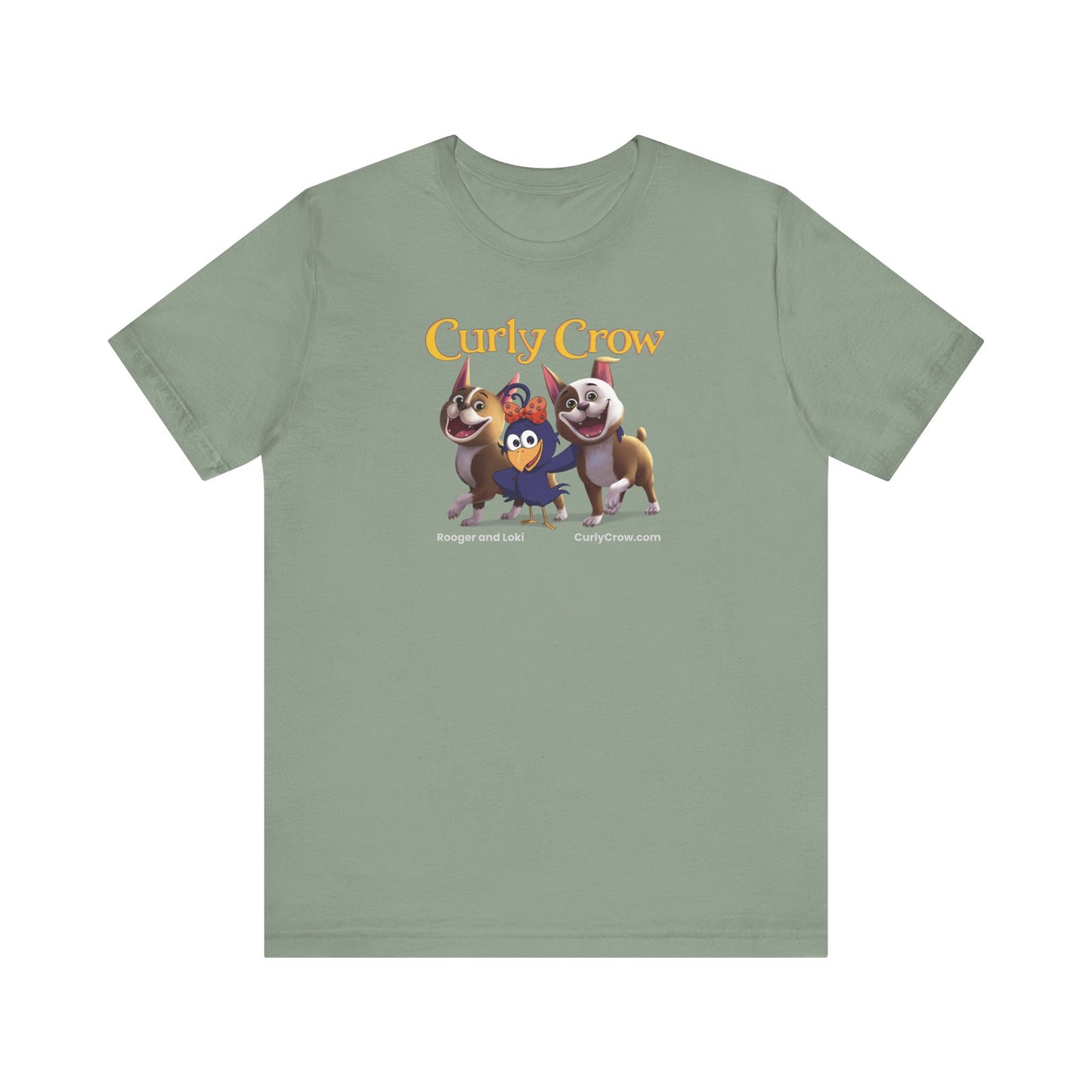 Rooger, Loki & Curly Crow Crossover Tee – Adventure Edition