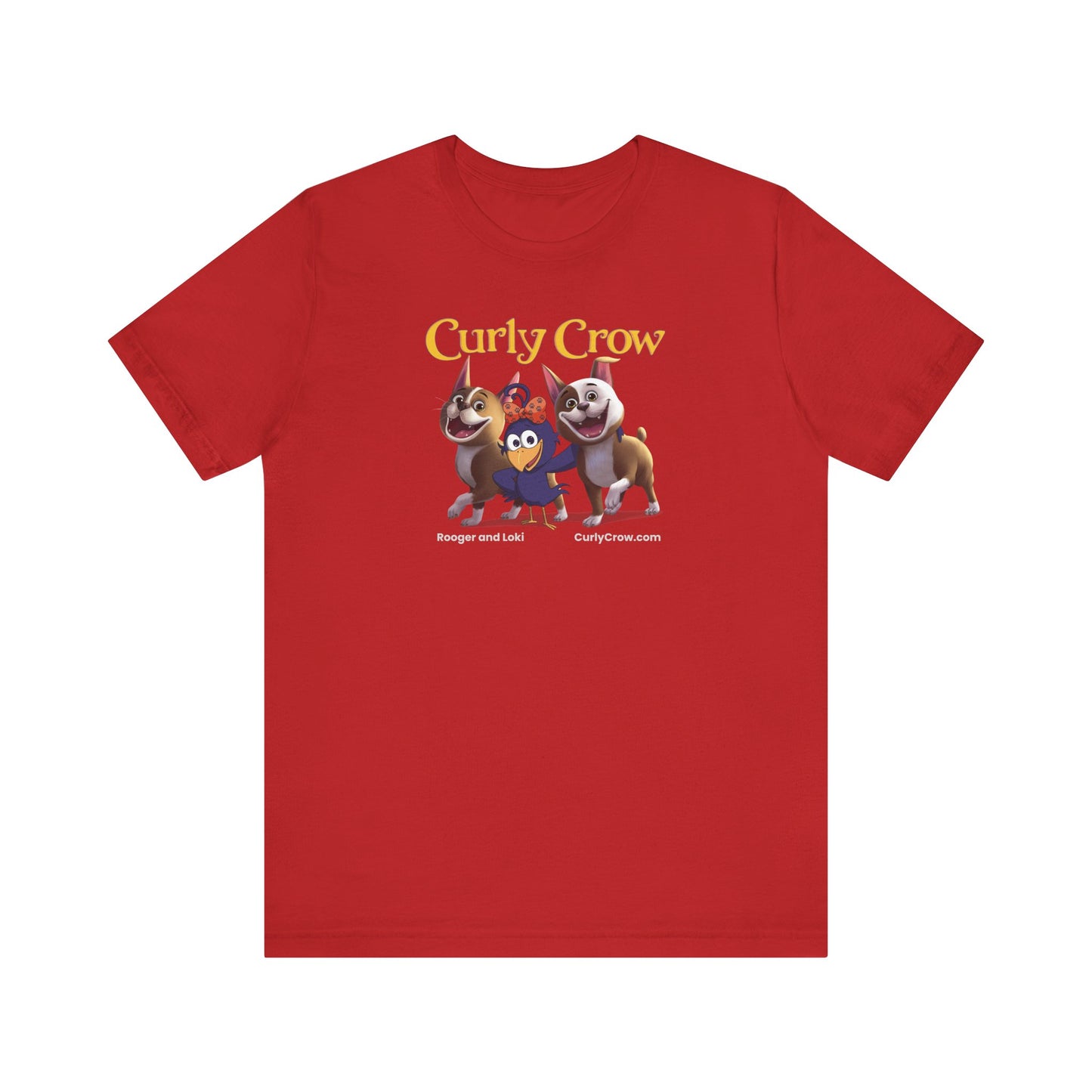 Rooger, Loki & Curly Crow Crossover Tee – Adventure Edition