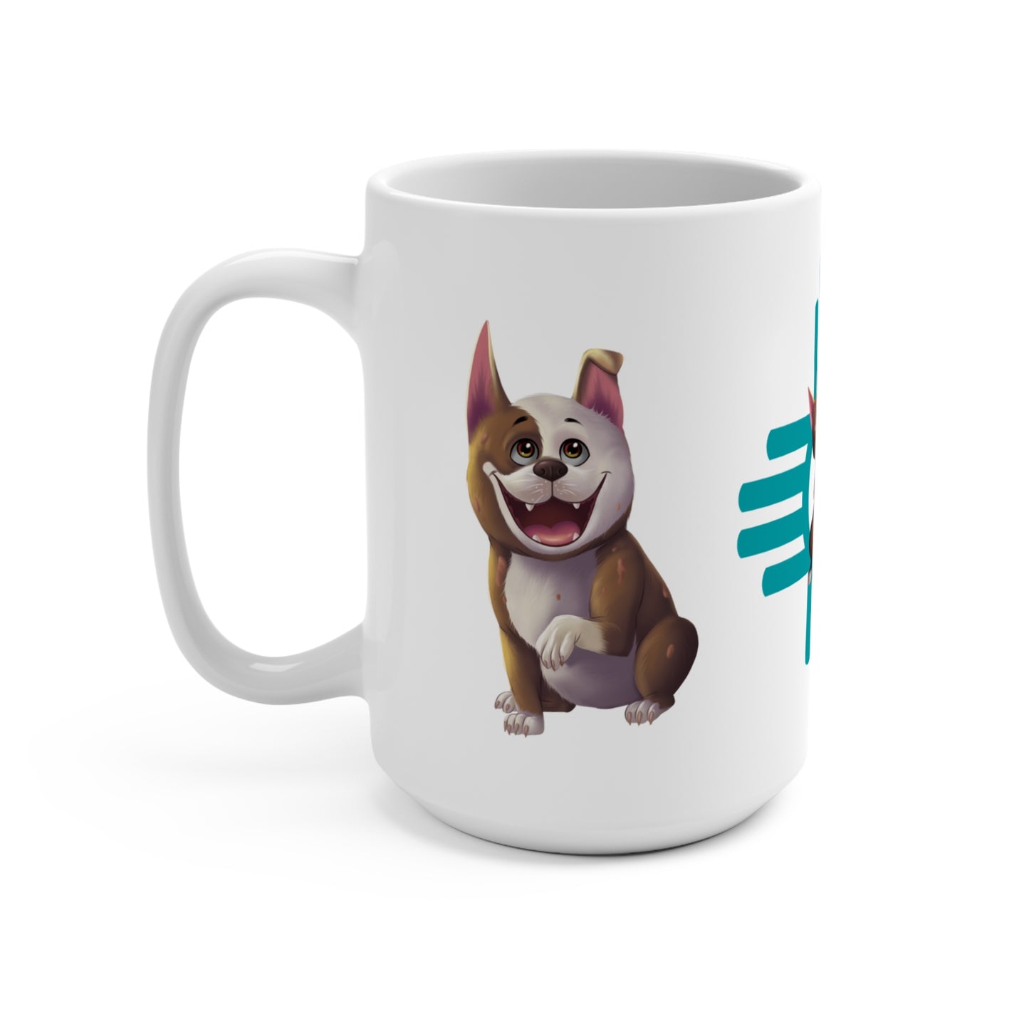 Curly Crow Boston Terrier Mug