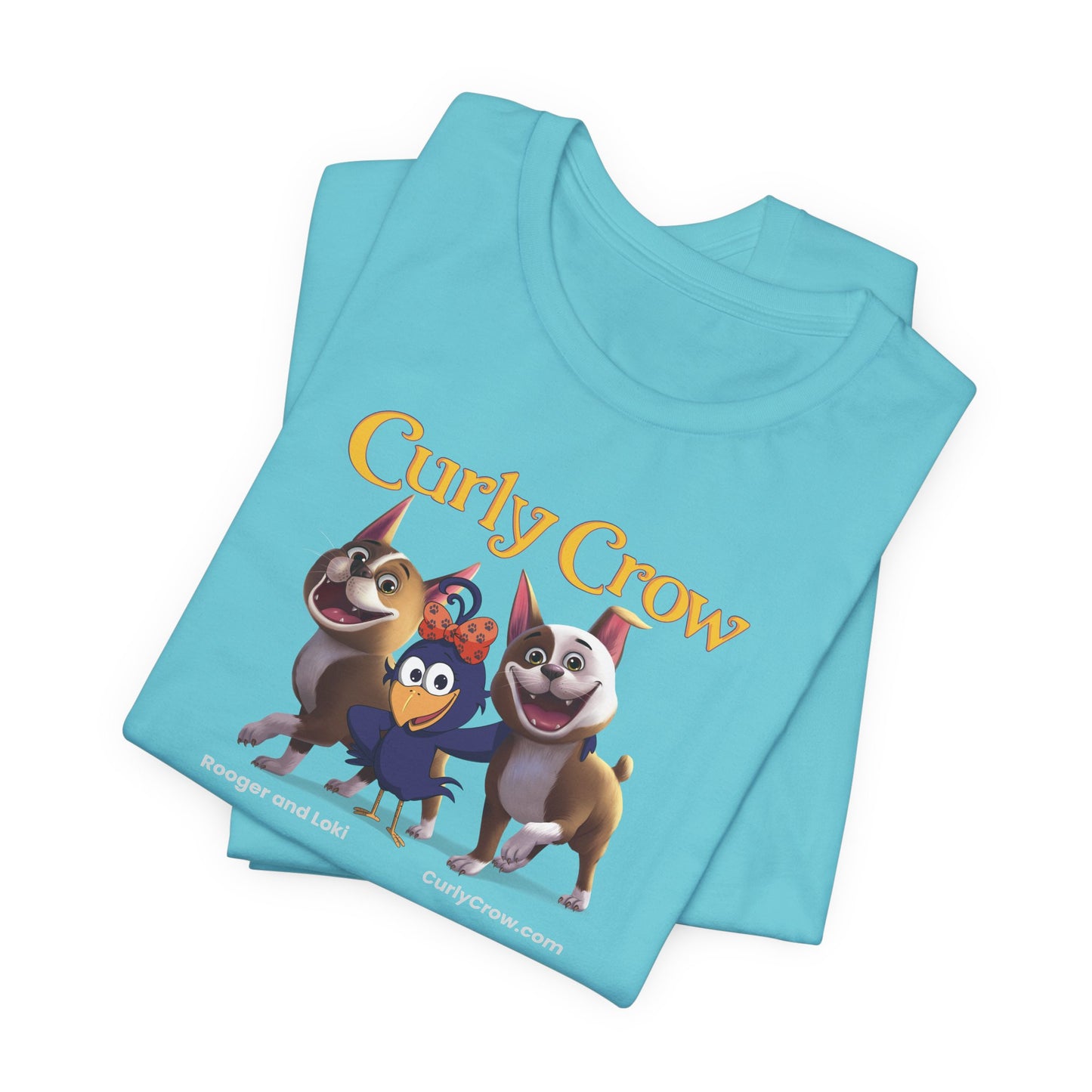 Rooger, Loki & Curly Crow Crossover Tee – Adventure Edition
