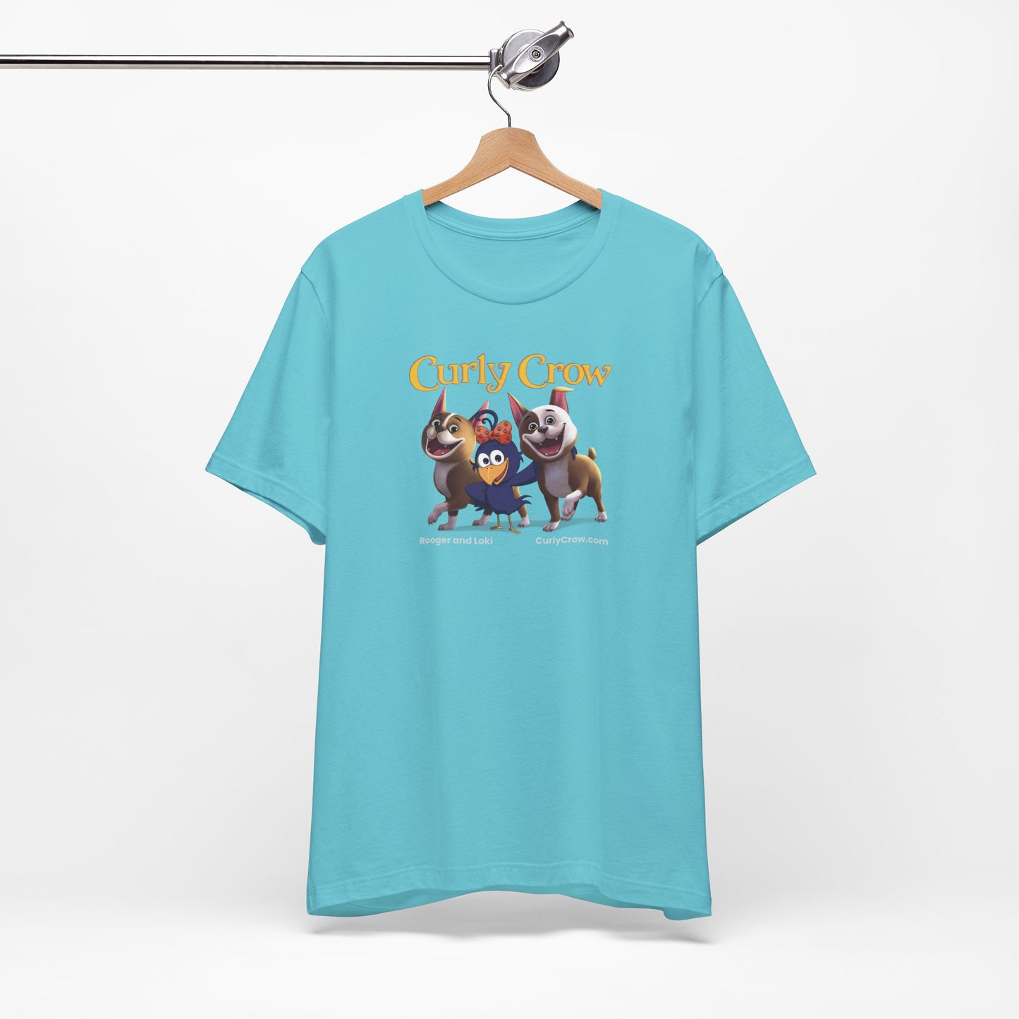 Rooger, Loki & Curly Crow Crossover Tee – Adventure Edition