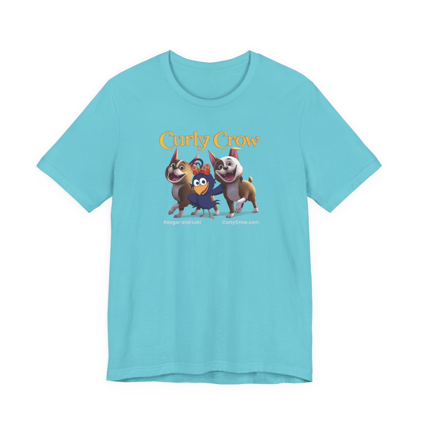 Rooger, Loki & Curly Crow Crossover Tee – Adventure Edition