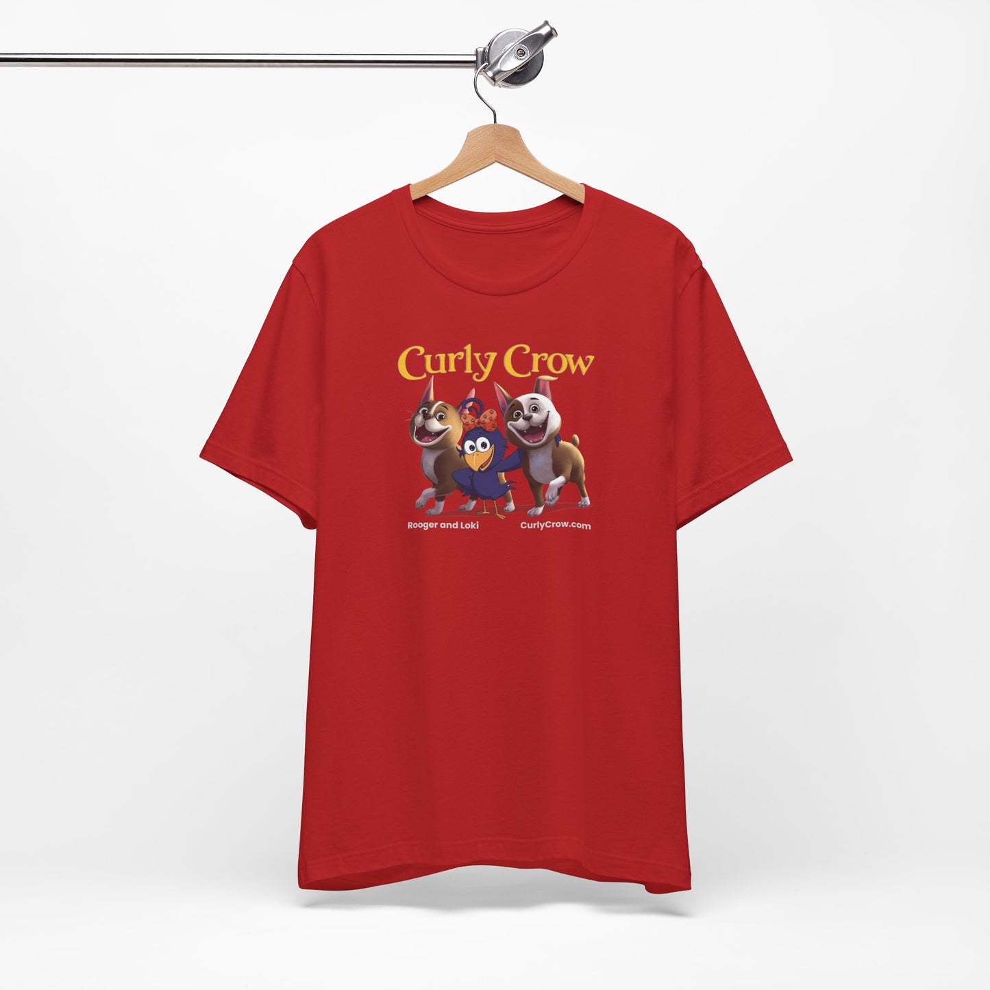 Rooger, Loki & Curly Crow Crossover Tee – Adventure Edition