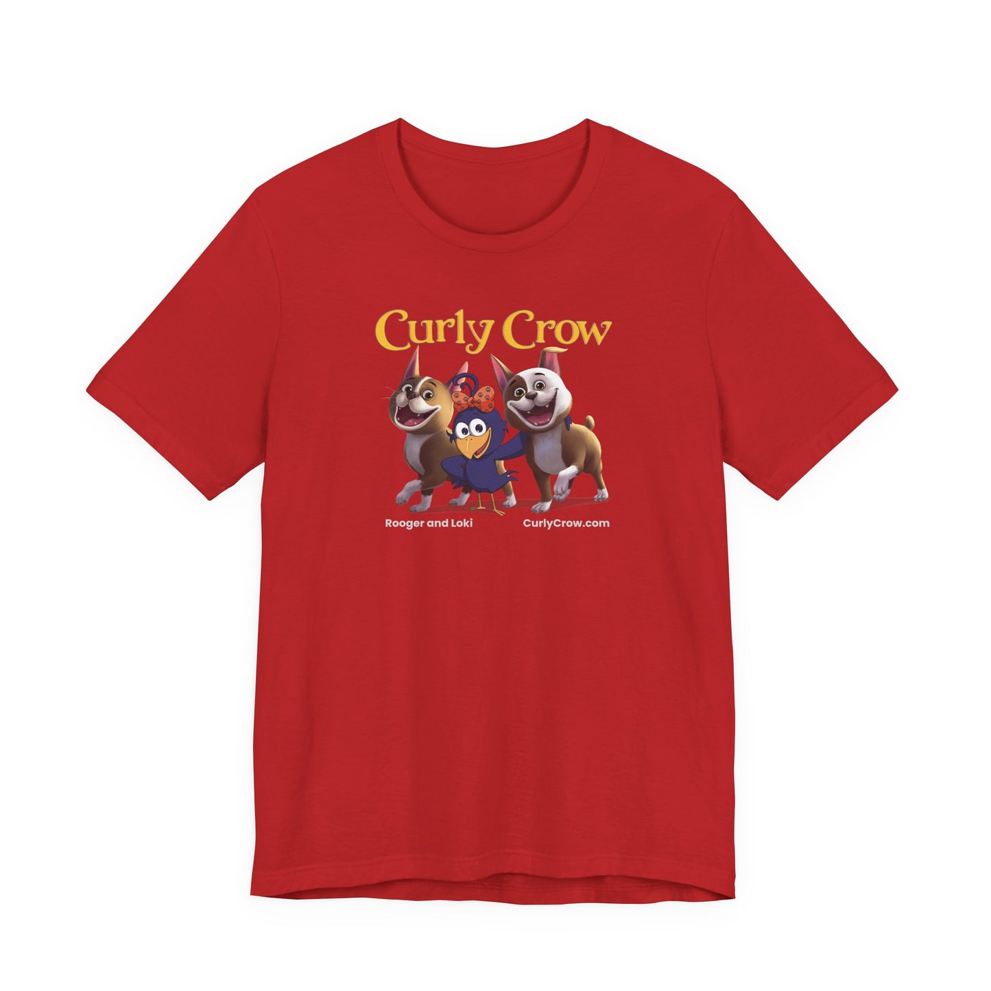 Rooger, Loki & Curly Crow Crossover Tee – Adventure Edition