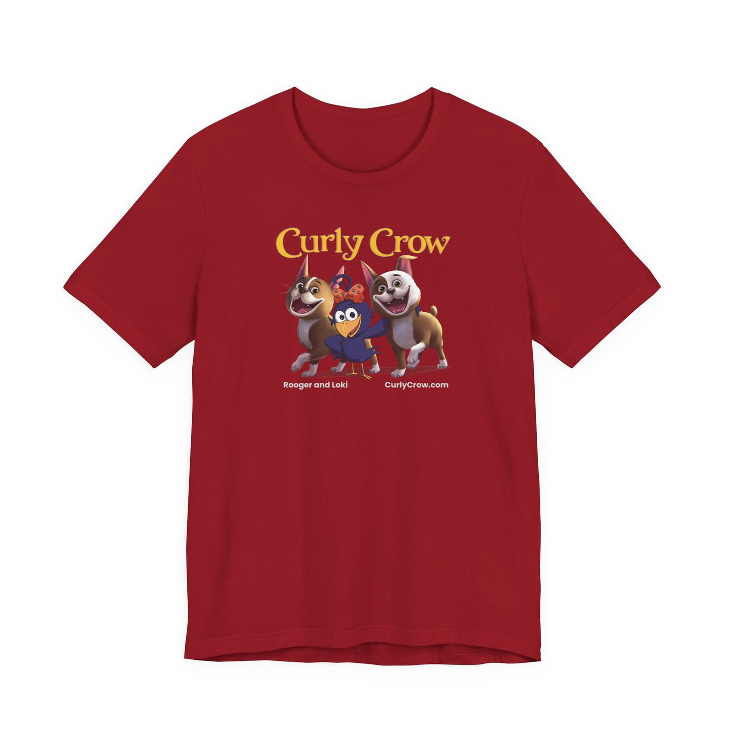 Rooger, Loki & Curly Crow Crossover Tee – Adventure Edition