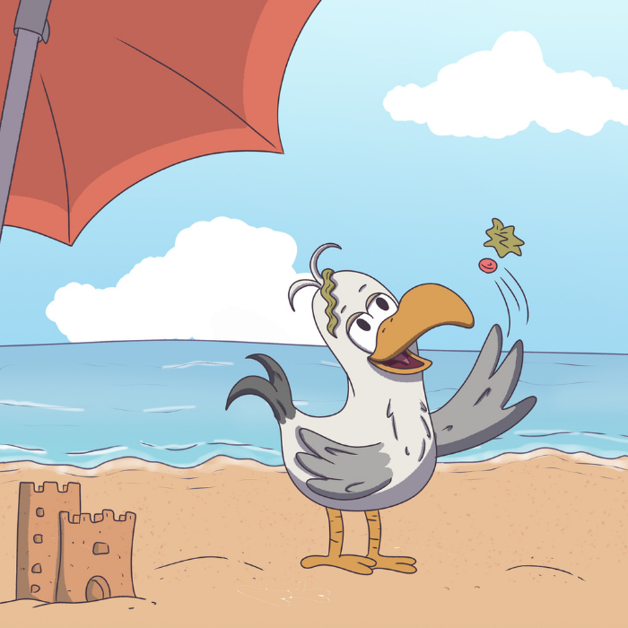 Curly Crow va a la playa - Paperback