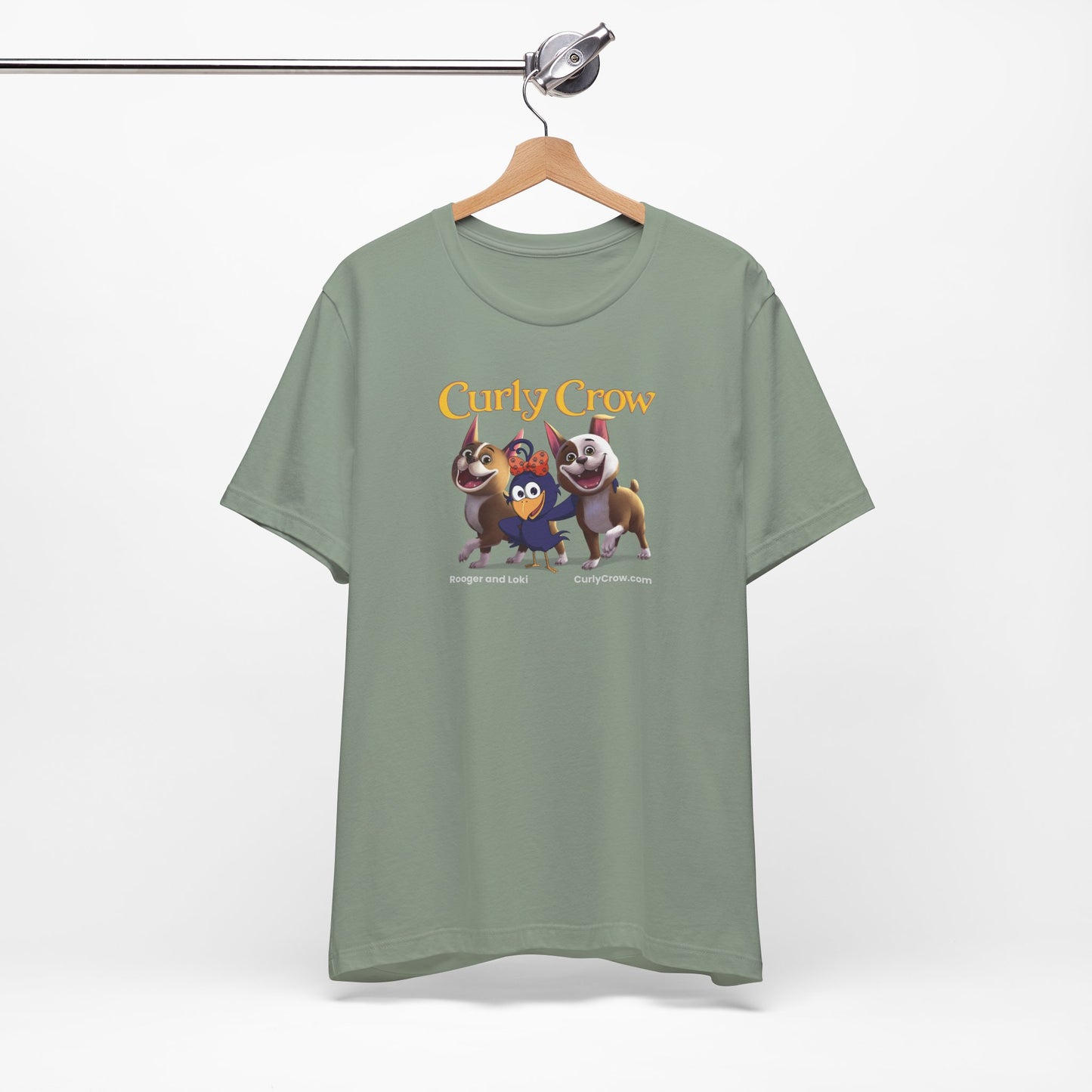 Rooger, Loki & Curly Crow Crossover Tee – Adventure Edition