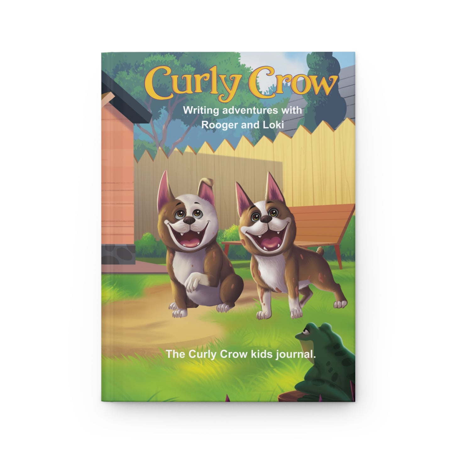 Kids Journal with a image of Rooger and Loki on the cover.