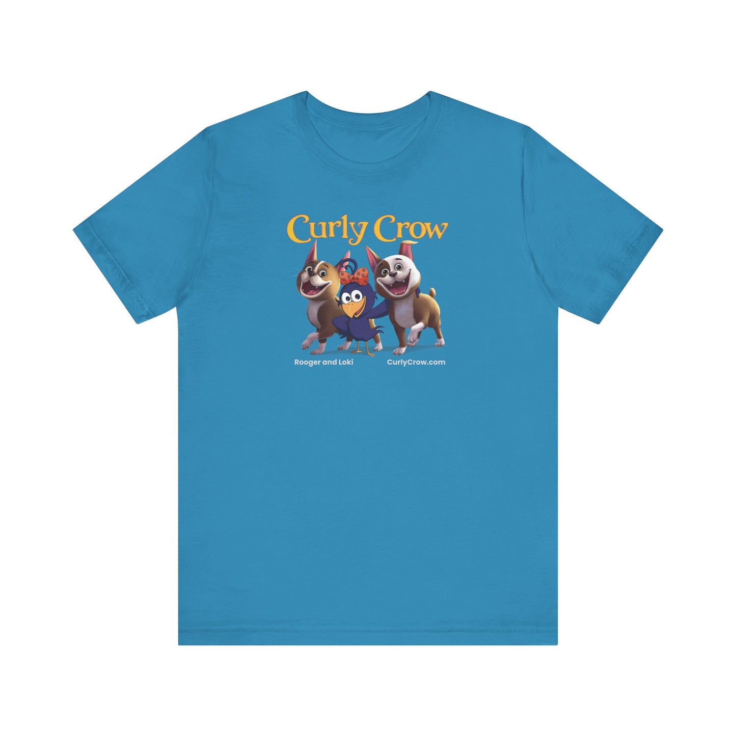 Rooger, Loki & Curly Crow Crossover Tee – Adventure Edition