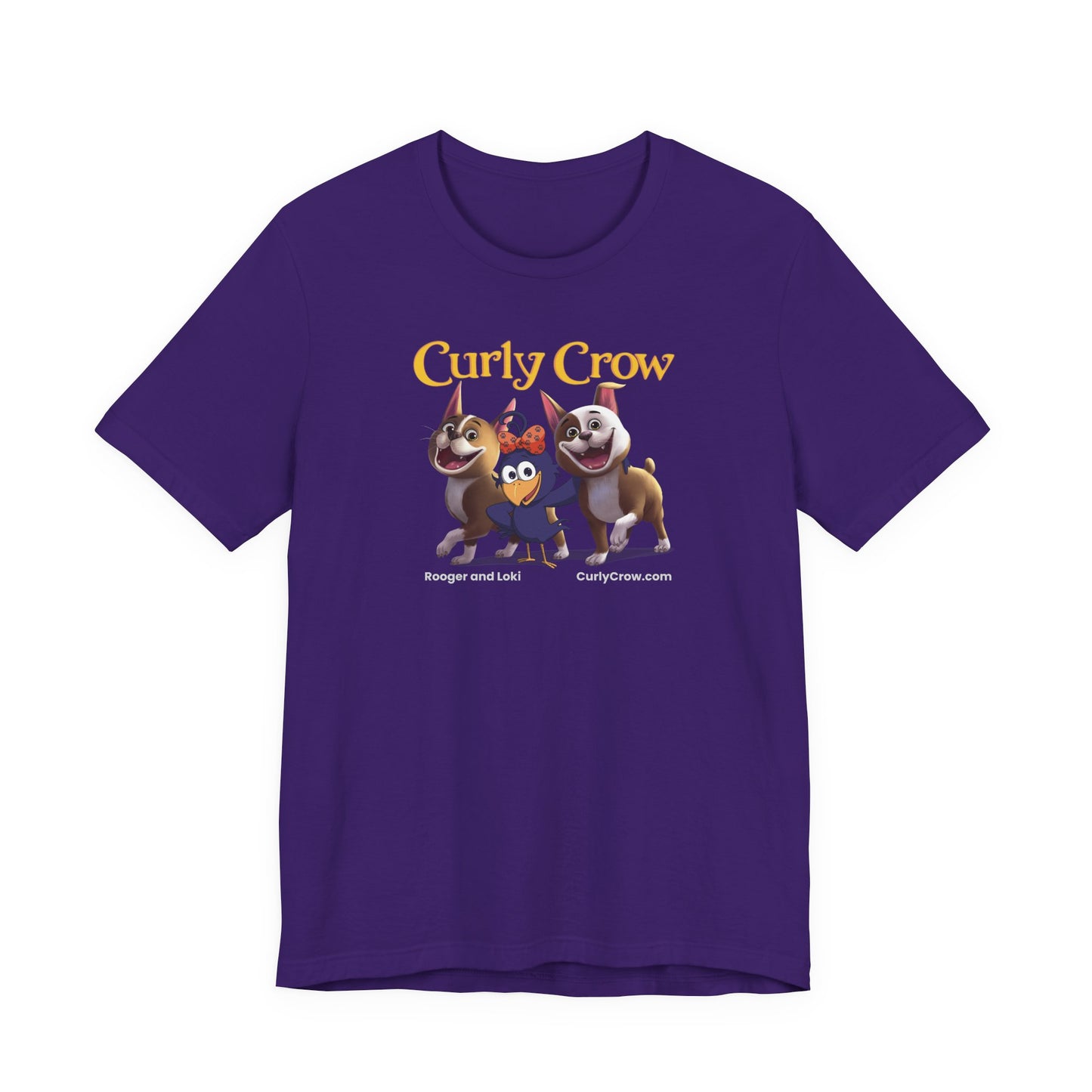 Rooger, Loki & Curly Crow Crossover Tee – Adventure Edition