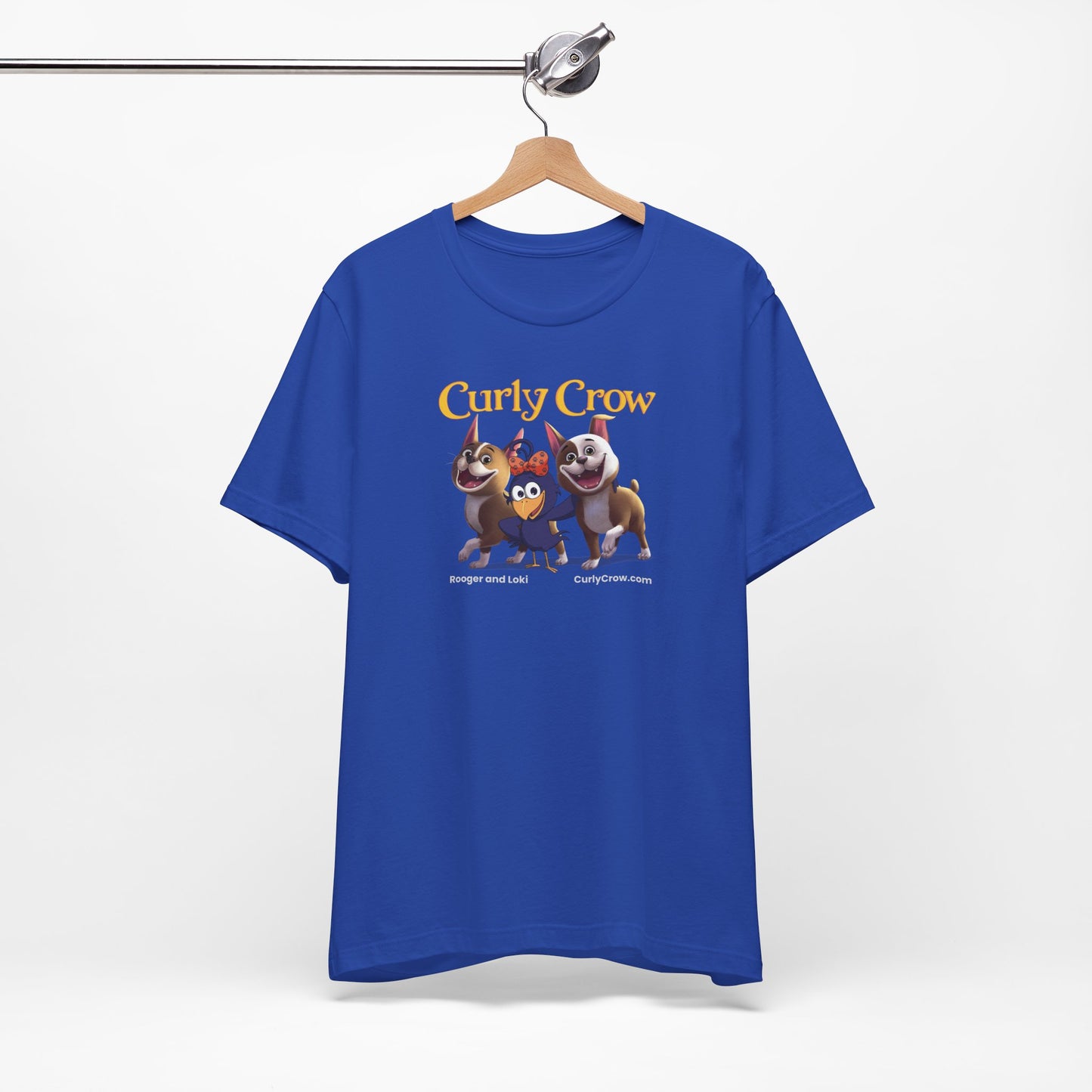 Rooger, Loki & Curly Crow Crossover Tee – Adventure Edition
