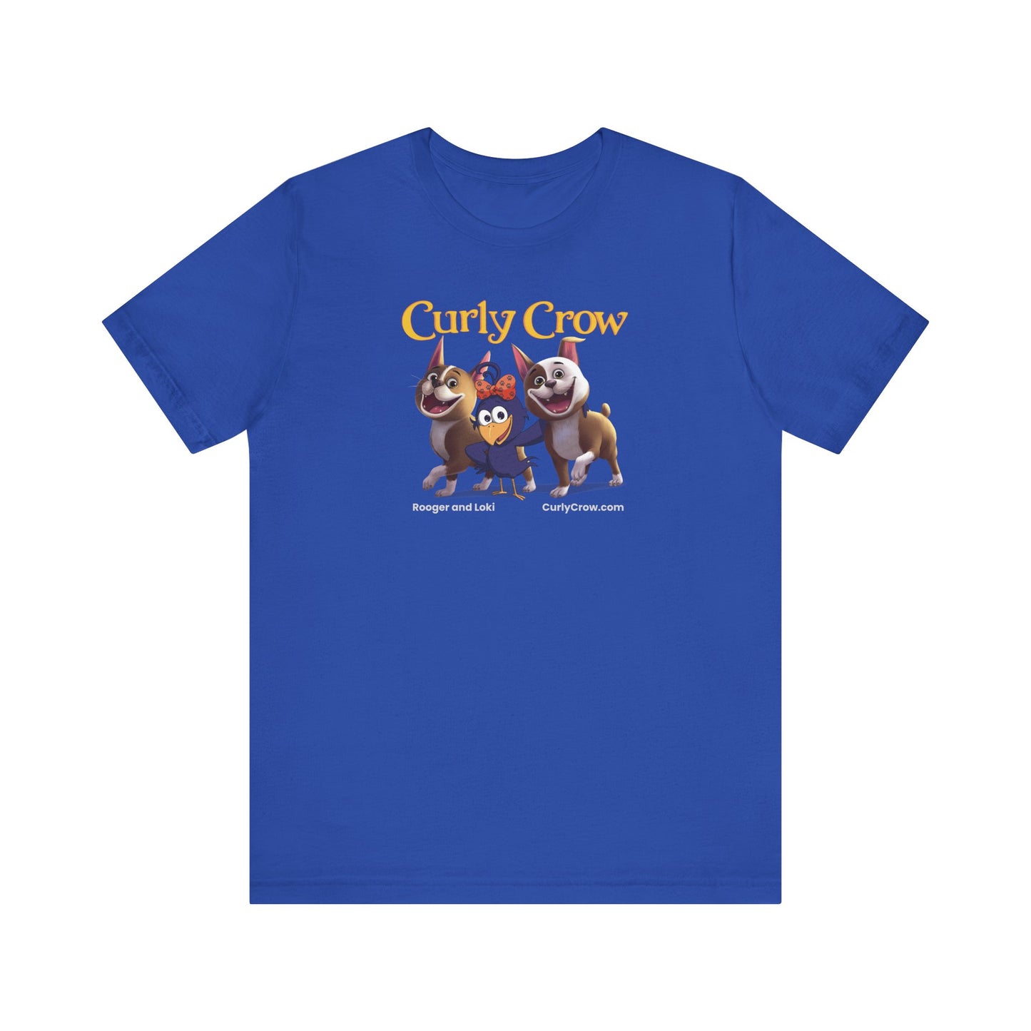 Rooger, Loki & Curly Crow Crossover Tee – Adventure Edition