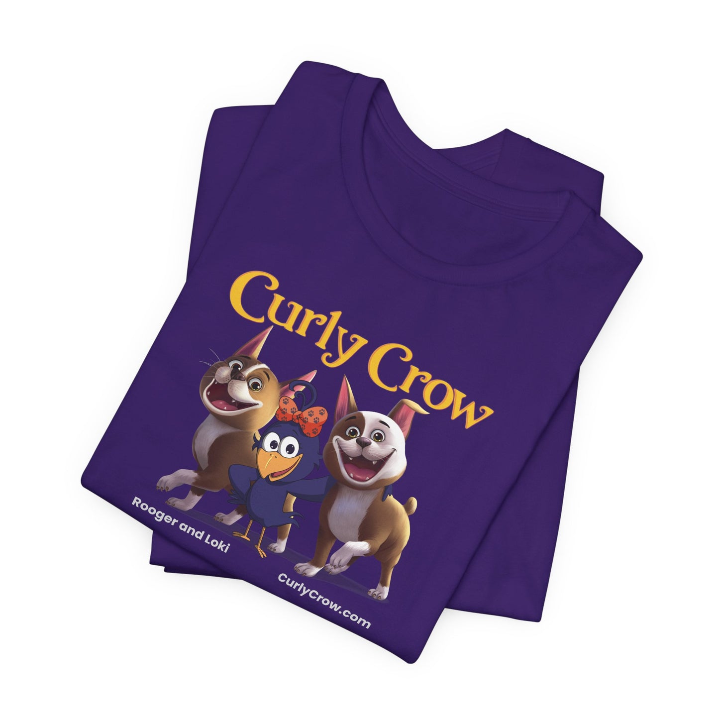 Rooger, Loki & Curly Crow Crossover Tee – Adventure Edition