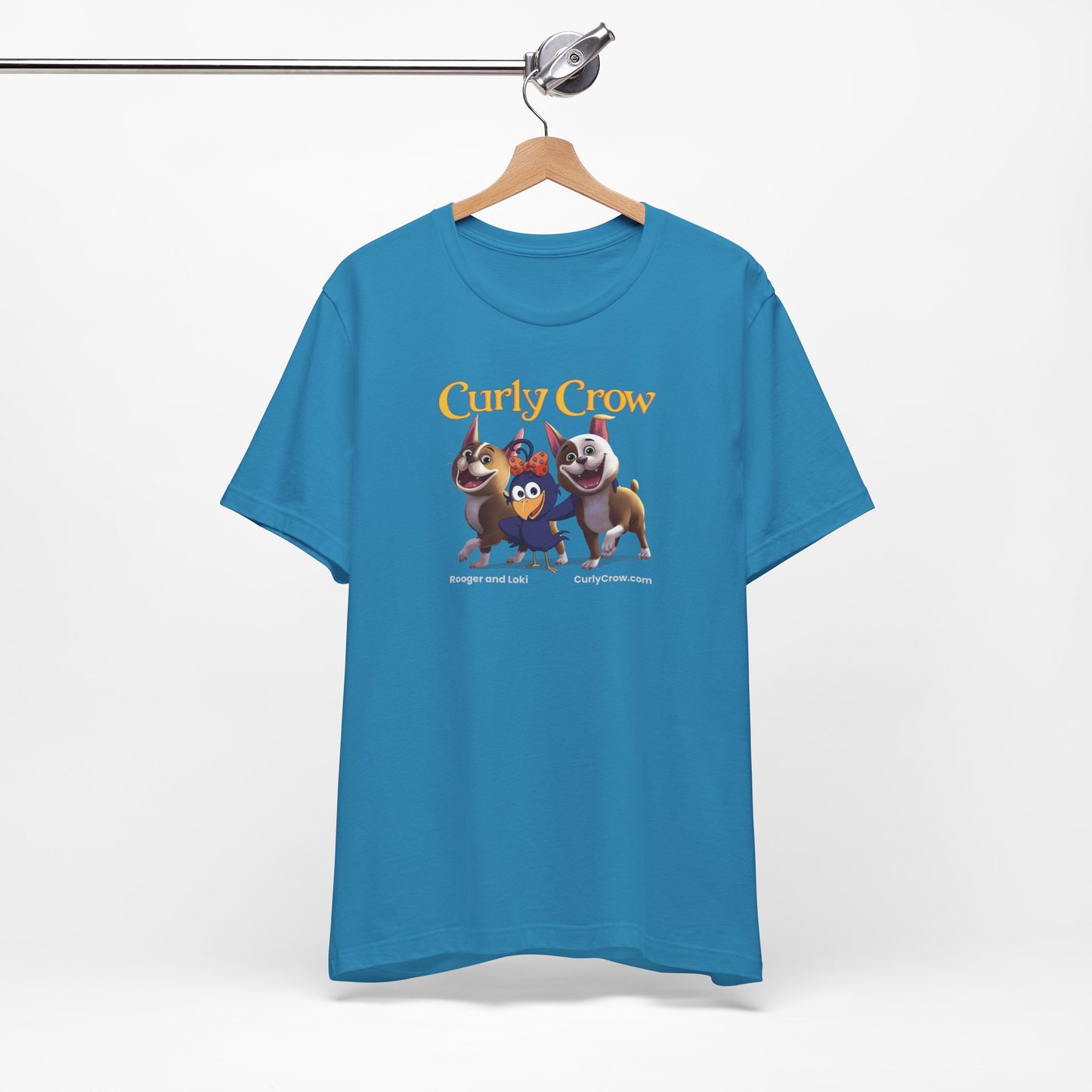 Rooger, Loki & Curly Crow Crossover Tee – Adventure Edition