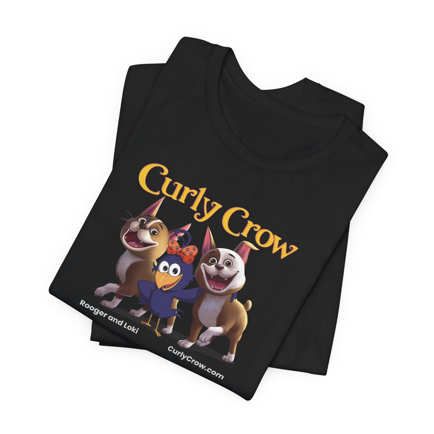 Rooger, Loki & Curly Crow Crossover Tee – Adventure Edition