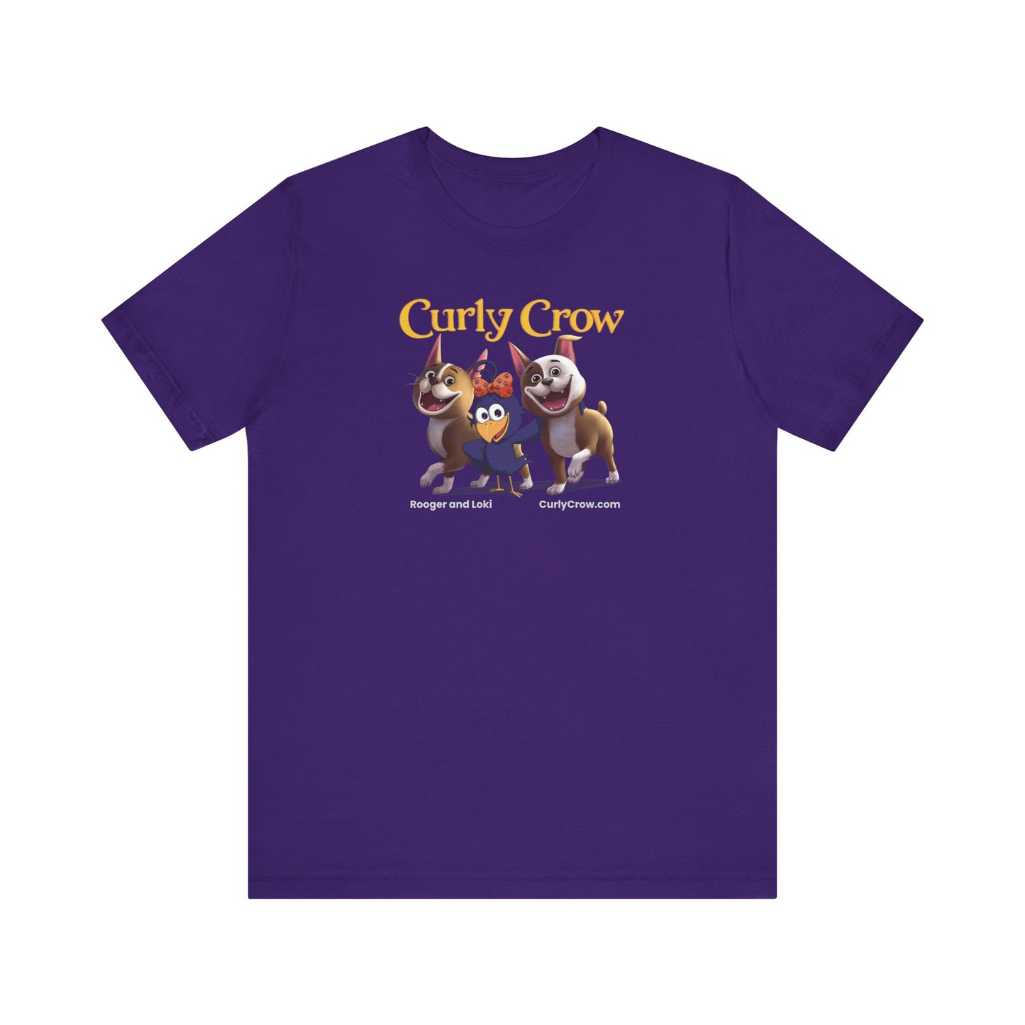 Rooger, Loki & Curly Crow Crossover Tee – Adventure Edition