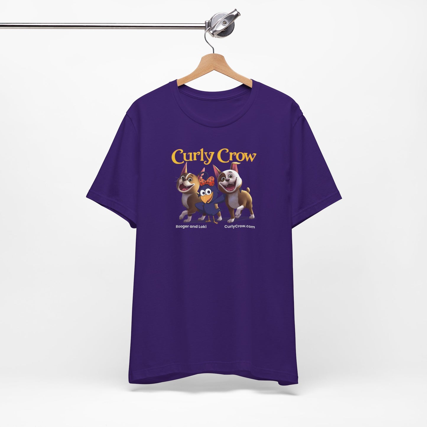 Rooger, Loki & Curly Crow Crossover Tee – Adventure Edition