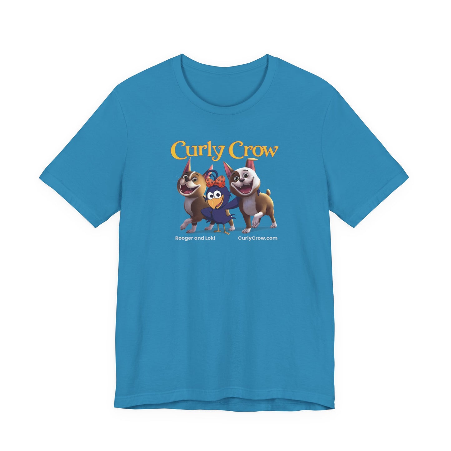 Rooger, Loki & Curly Crow Crossover Tee – Adventure Edition