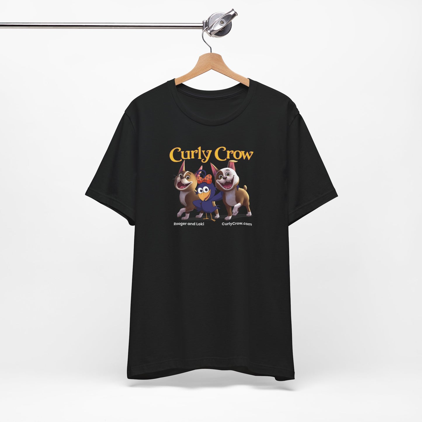 Rooger, Loki & Curly Crow Crossover Tee – Adventure Edition