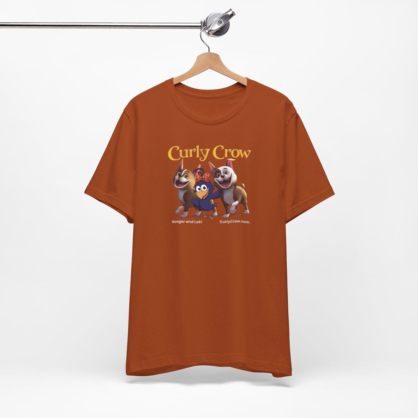 Rooger, Loki & Curly Crow Crossover Tee – Adventure Edition
