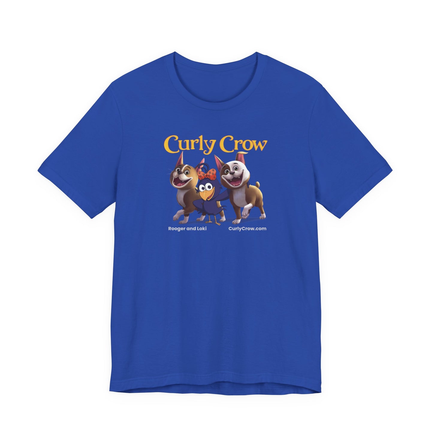 Rooger, Loki & Curly Crow Crossover Tee – Adventure Edition