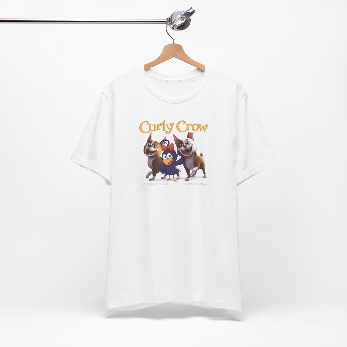 Rooger, Loki & Curly Crow Crossover Tee – Adventure Edition