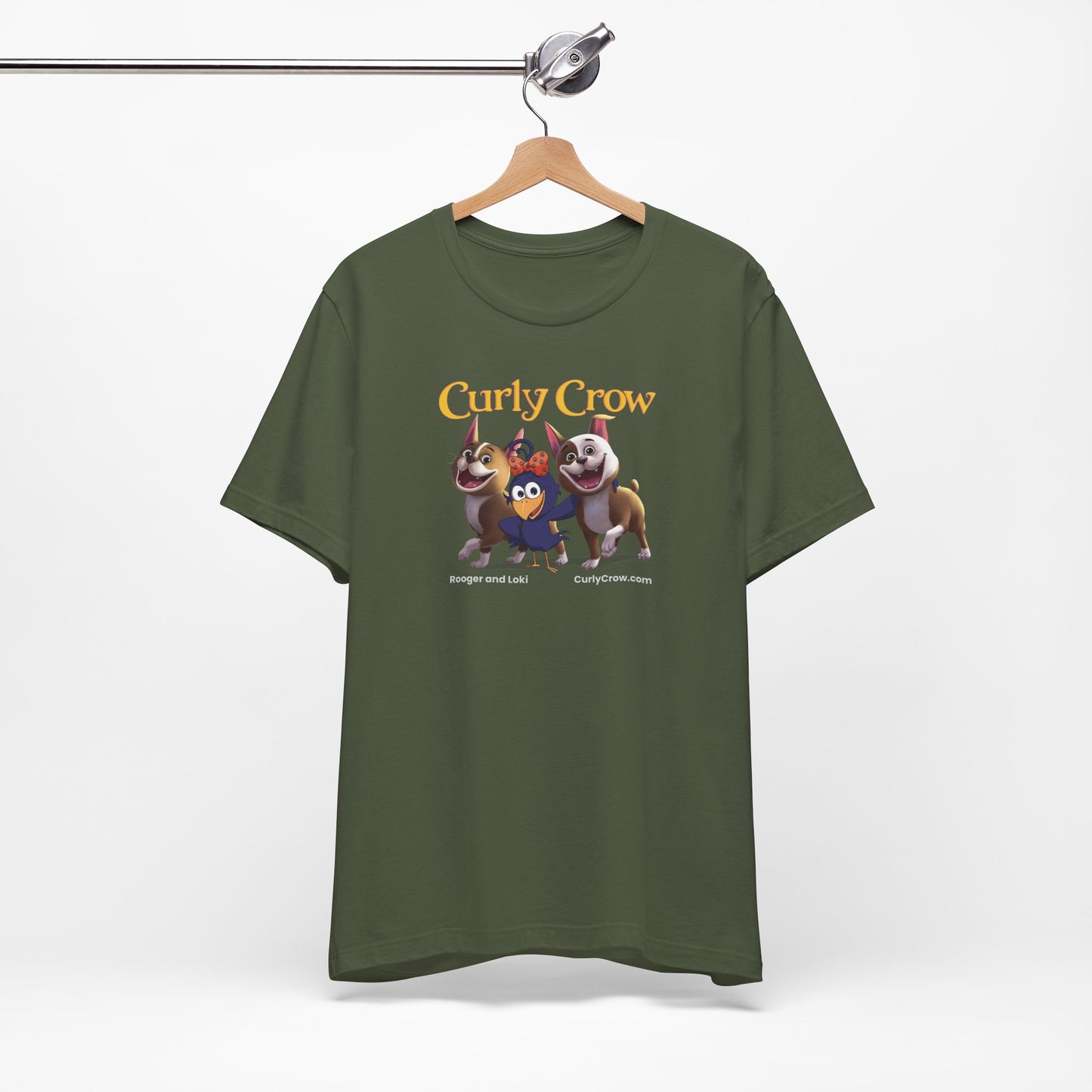 Rooger, Loki & Curly Crow Crossover Tee – Adventure Edition