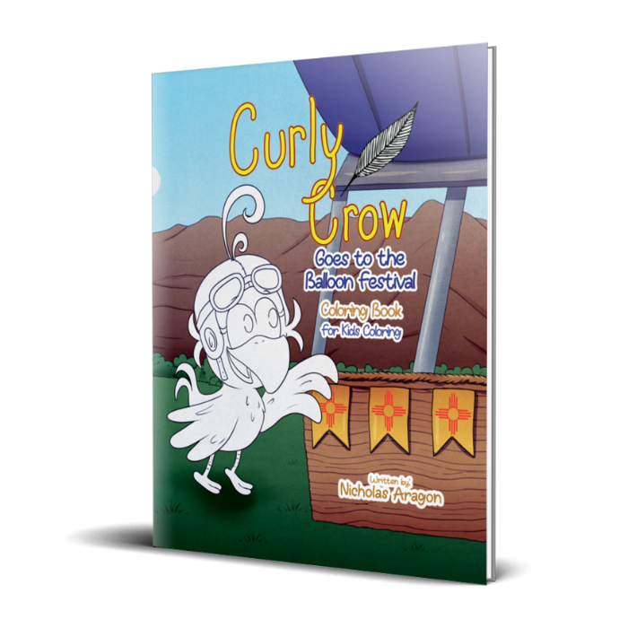 Curly Crow Coloring Books for kids 2-12 Coloring Contest