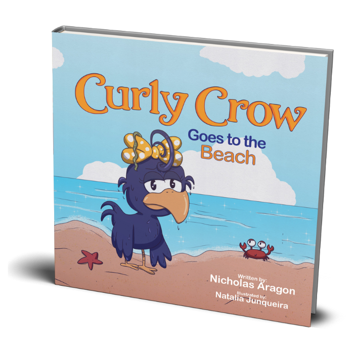 Curly Crow Series: Curly Crow Goes to the Beach. Fun Reads for Kids