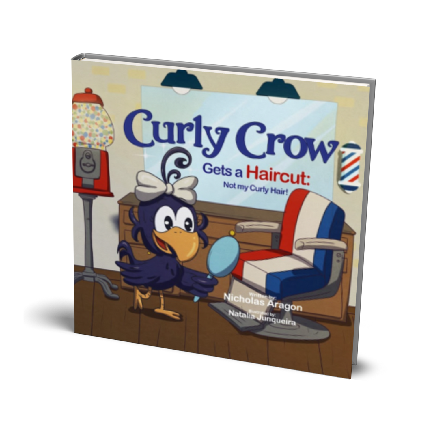 Curly Crow Overcoming Fear - First time getting a haircut Barbershop Adventures