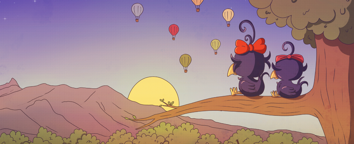 Hot air balloons taking flight against a cloudy backdrop