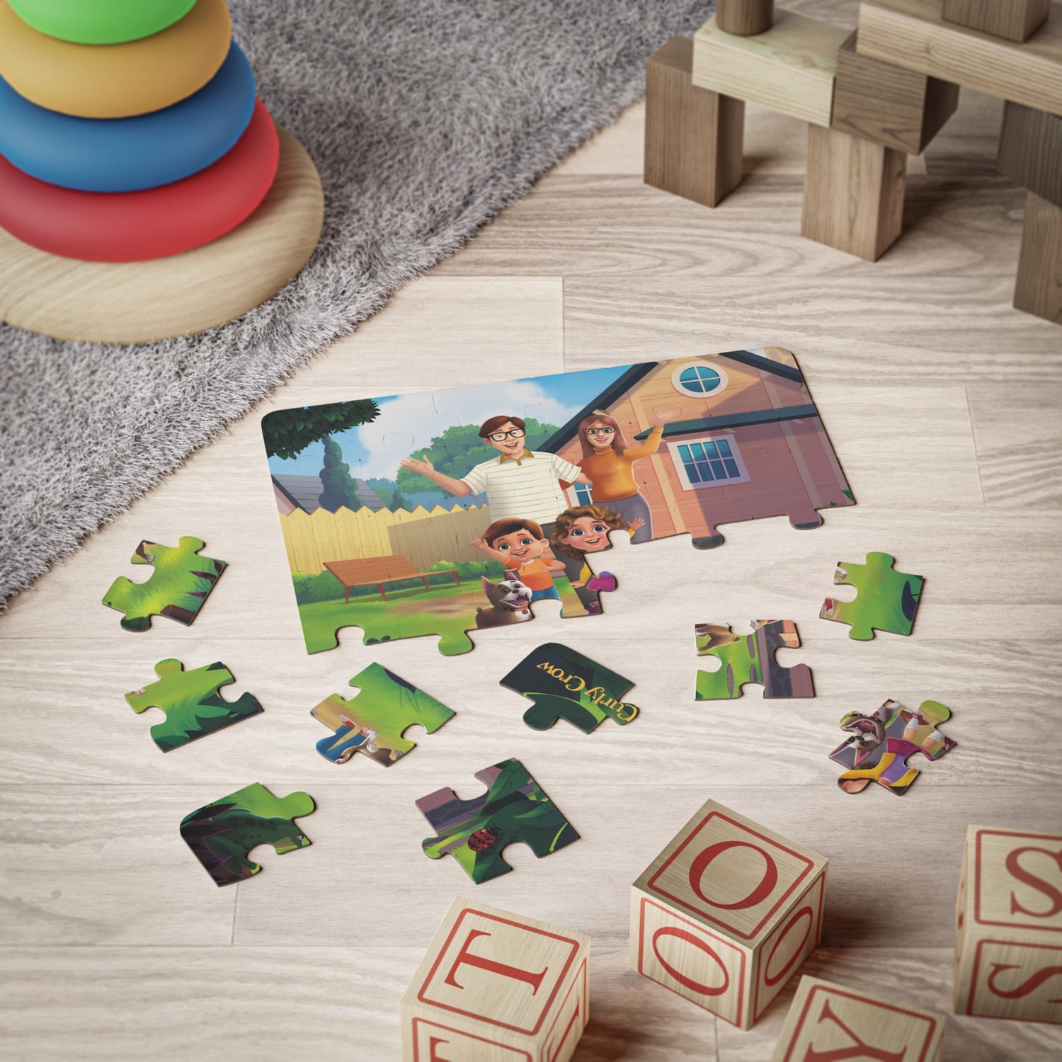 Curly Crow Play and Learn puzzles and toys
