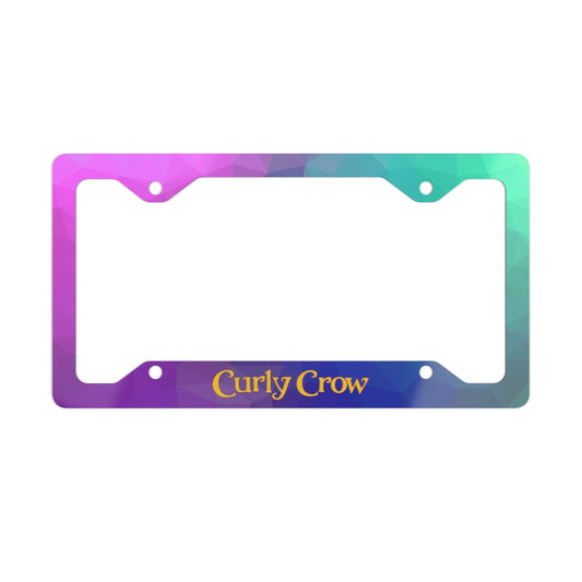 Curly Crow Custom License Plate Frame
