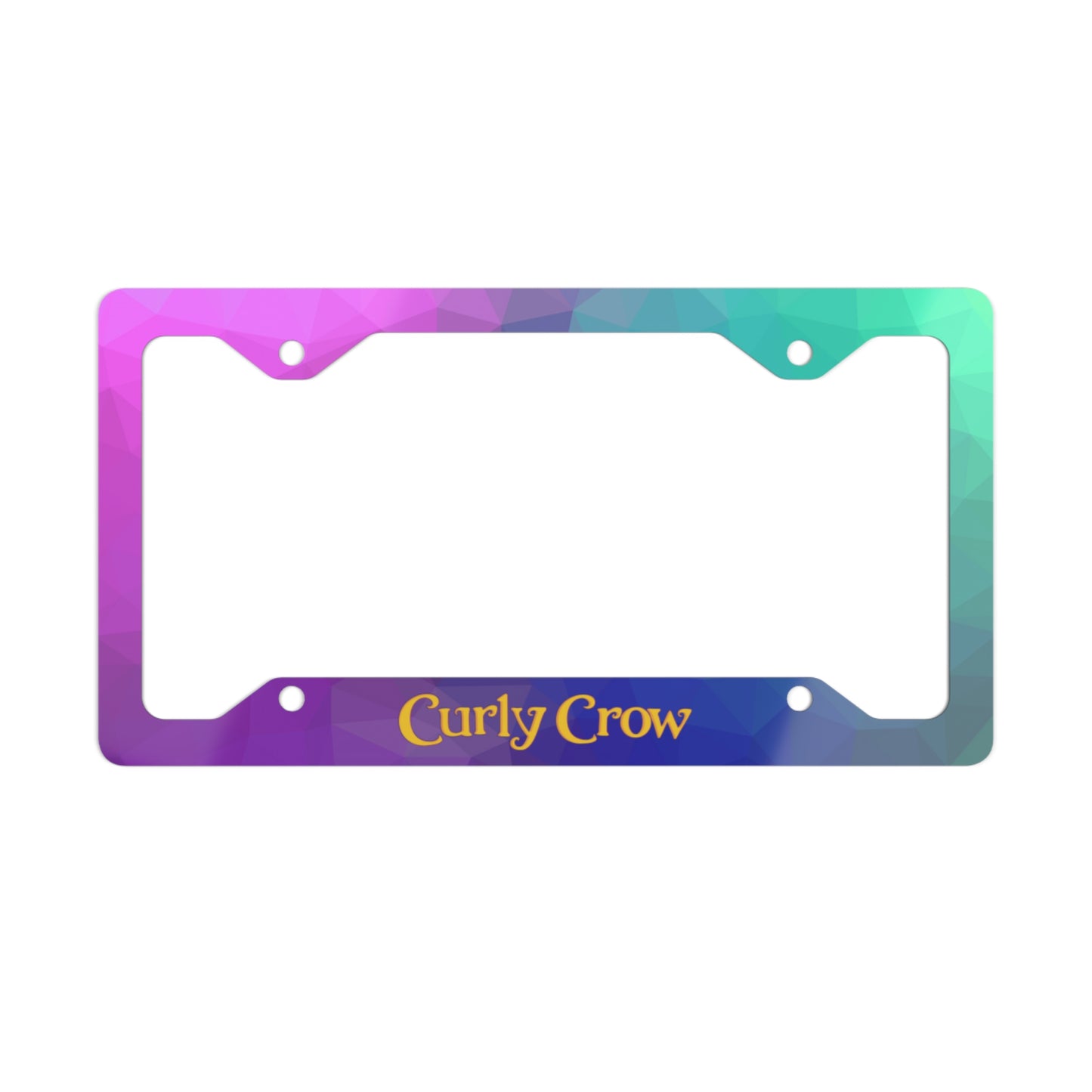 Curly Crow Custom License Plate Frame