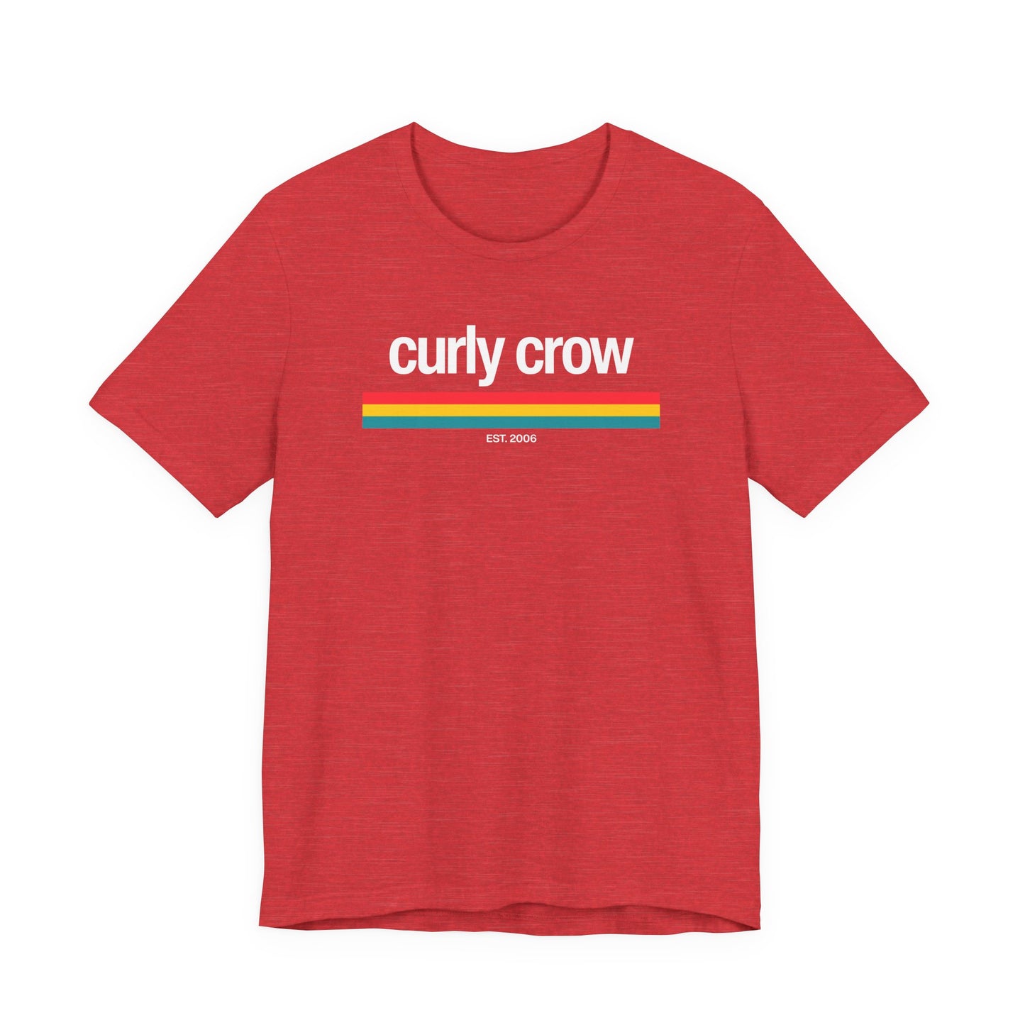 Curly Crow Heritage Stripe Tee | New Mexico Retro Shirt