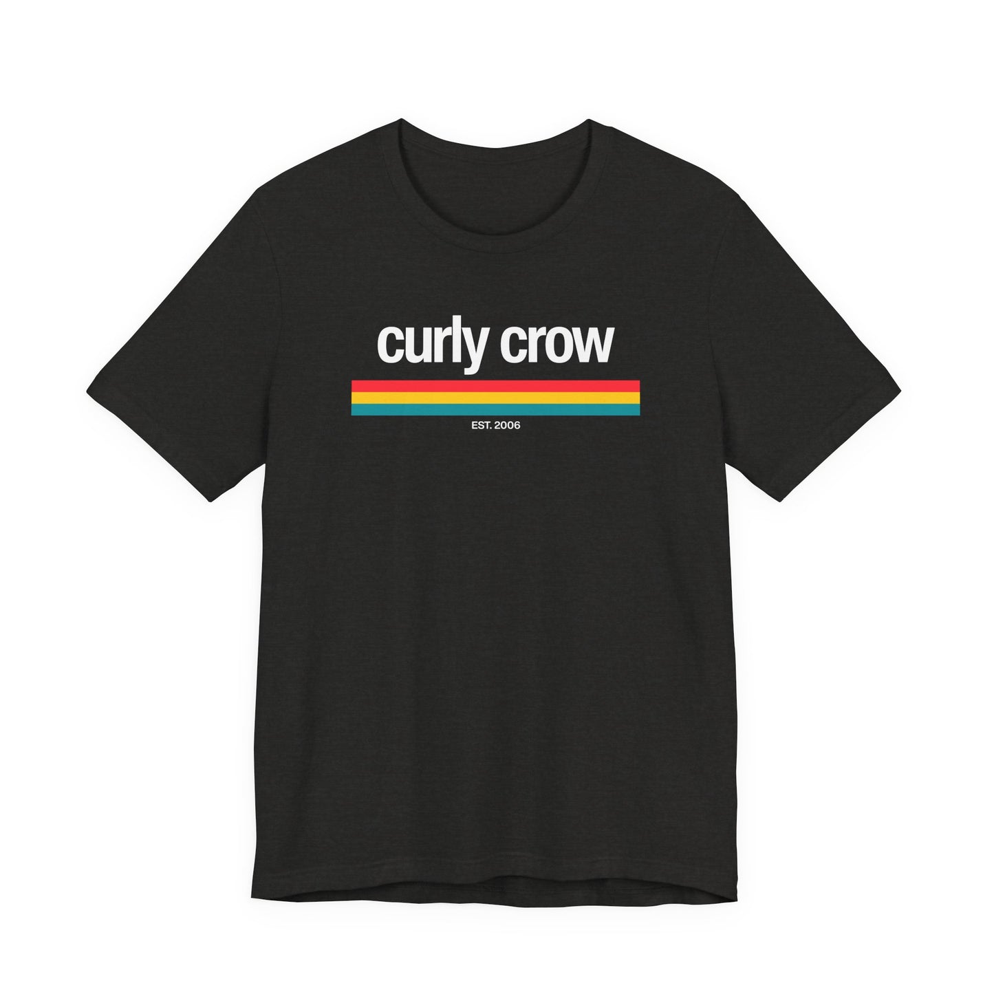 Curly Crow Heritage Stripe Tee | New Mexico Retro Shirt