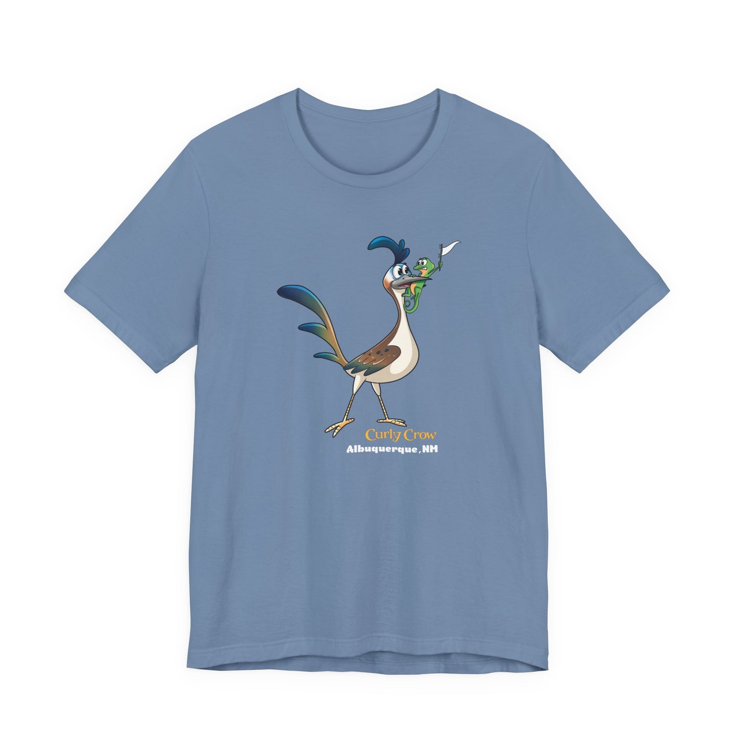 Curly Crow Roadrunner Surrender Tee | Funny New Mexico Desert Shirt
