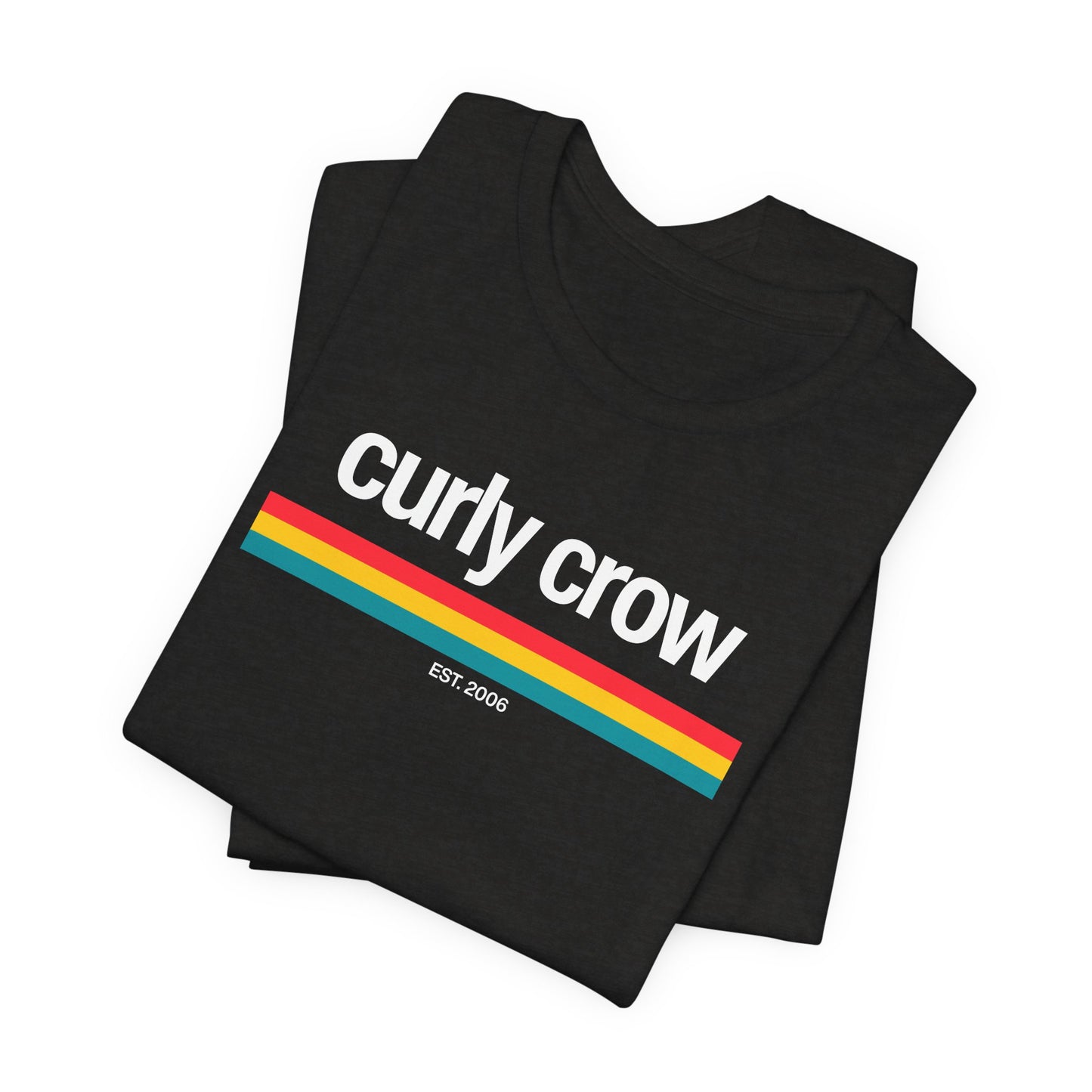 Curly Crow Heritage Stripe Tee | New Mexico Retro Shirt