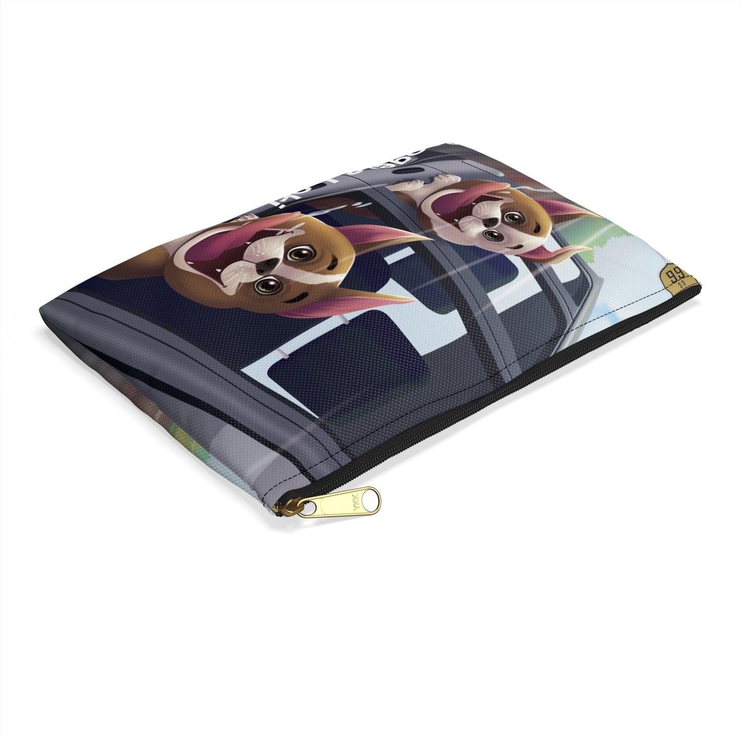 Rooger & Loki Pencil Pouch | Boston Terrier School Supply Case