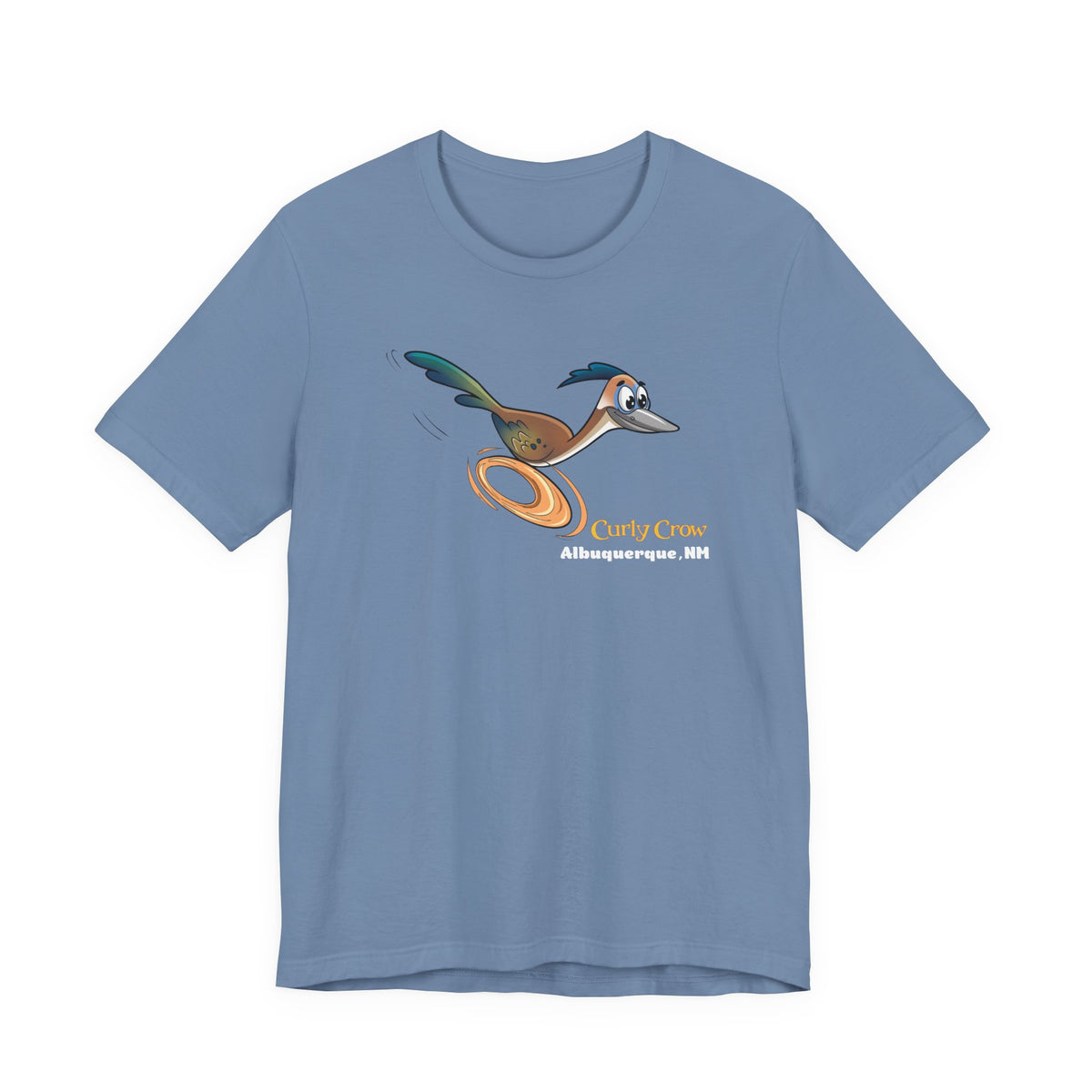 Curly Crow Roadrunner Speedster Tee | Route 66 New Mexico Shirt