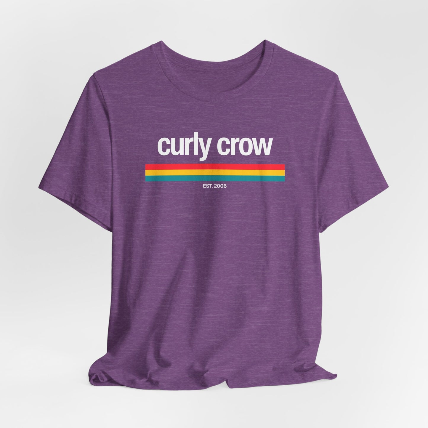 Curly Crow Heritage Stripe Tee | New Mexico Retro Shirt
