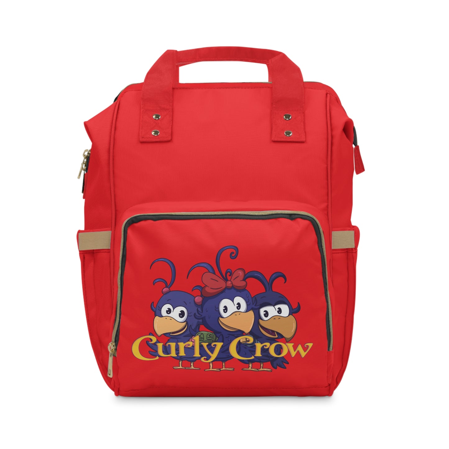Curly Crow Sunfire Backpack | Red Kids School & Adventure Bag